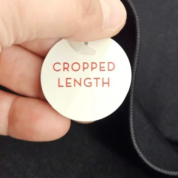 Spanx Cropped Lamn Leggings Black Women's Size L NEW High Rise Minimalist Lounge - Picture 6 of 12